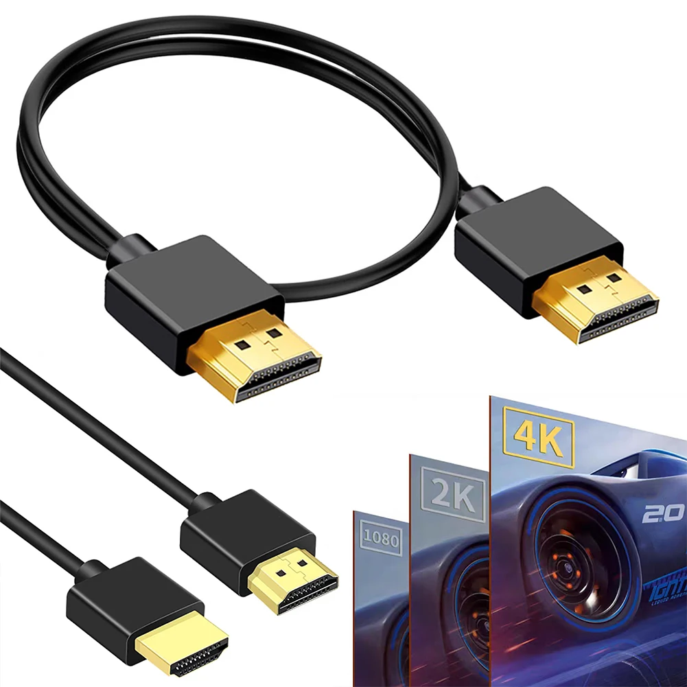 Mini Hdmi To Hdmi Cable Ultra Slim - OD3.2 Ultra Yumuşak ve İnce HDMI