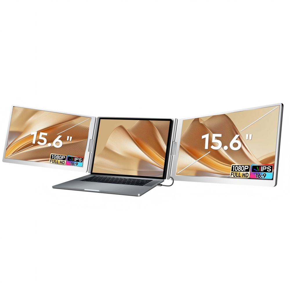 Dual Screen Portable Monitor Extender - Fabrika Toptan Satışı 15.6 İnç Taşınabilir