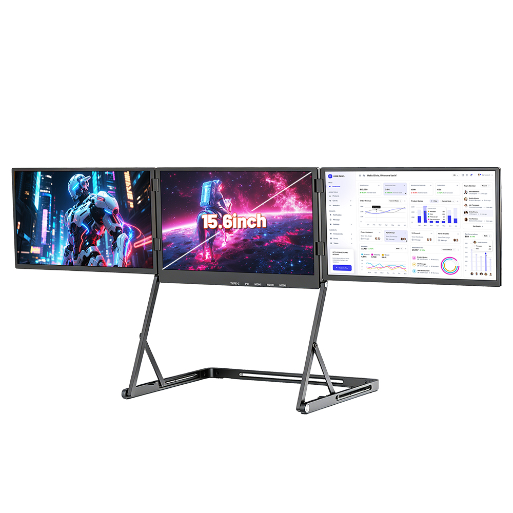 Triple Screen Laptop Monitor Foldable - Sıcak Fırsat Toptan Satış 14 İnç