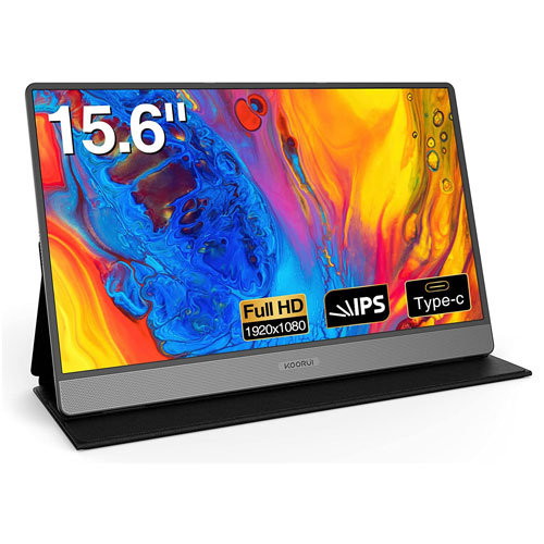 Stylus Pen Touch Screen Portable Monitor - YENİ KOORUI- 15.6 İnç Dokunmatik Ekran,
