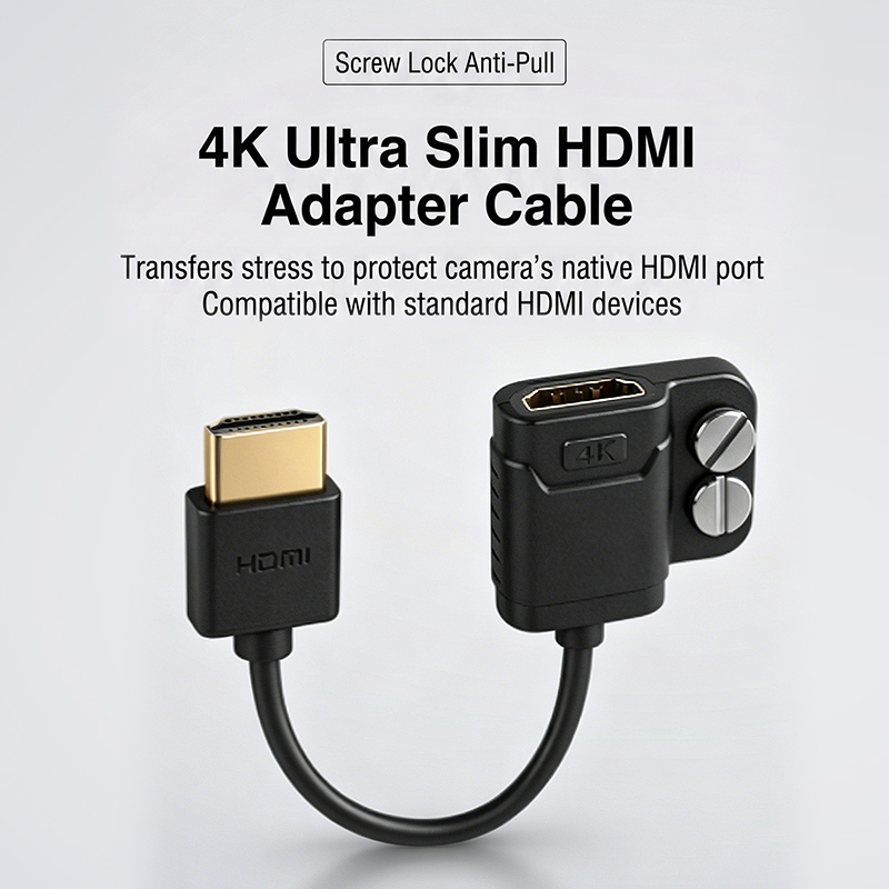 4K Ultra İnce HDMI Adaptör Kab - Mini Hdmi To Hdmi Cable Ultra Slim incelemesi ve fiyatı