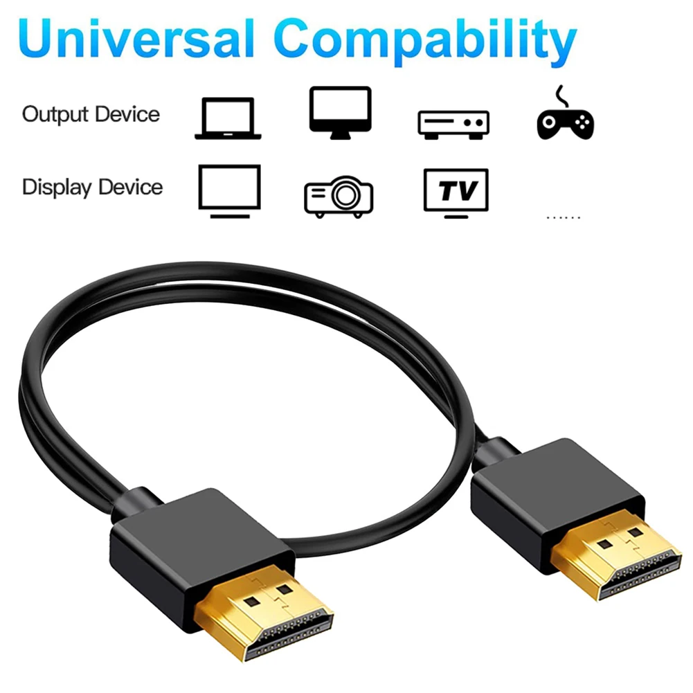 OD3.2 Ultra Yumuşak ve İnce HD - Mini Hdmi To Hdmi Cable Ultra Slim incelemesi ve fiyatı