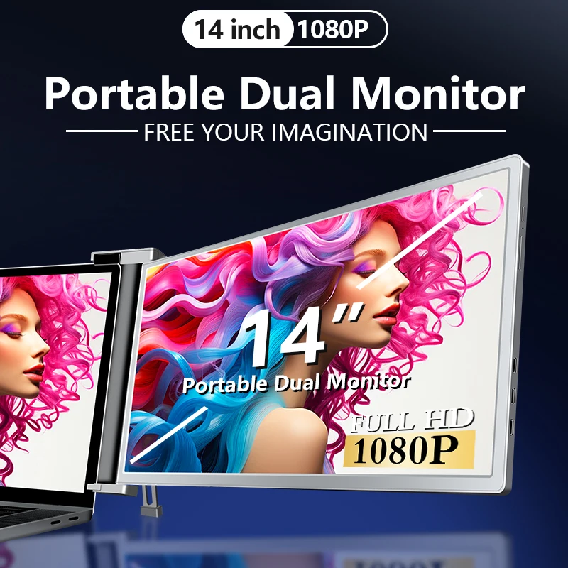 2026 Tak ve Çalıştır 14 İnç Çi - Dual Screen Portable Monitor Extender incelemesi ve fiyatı