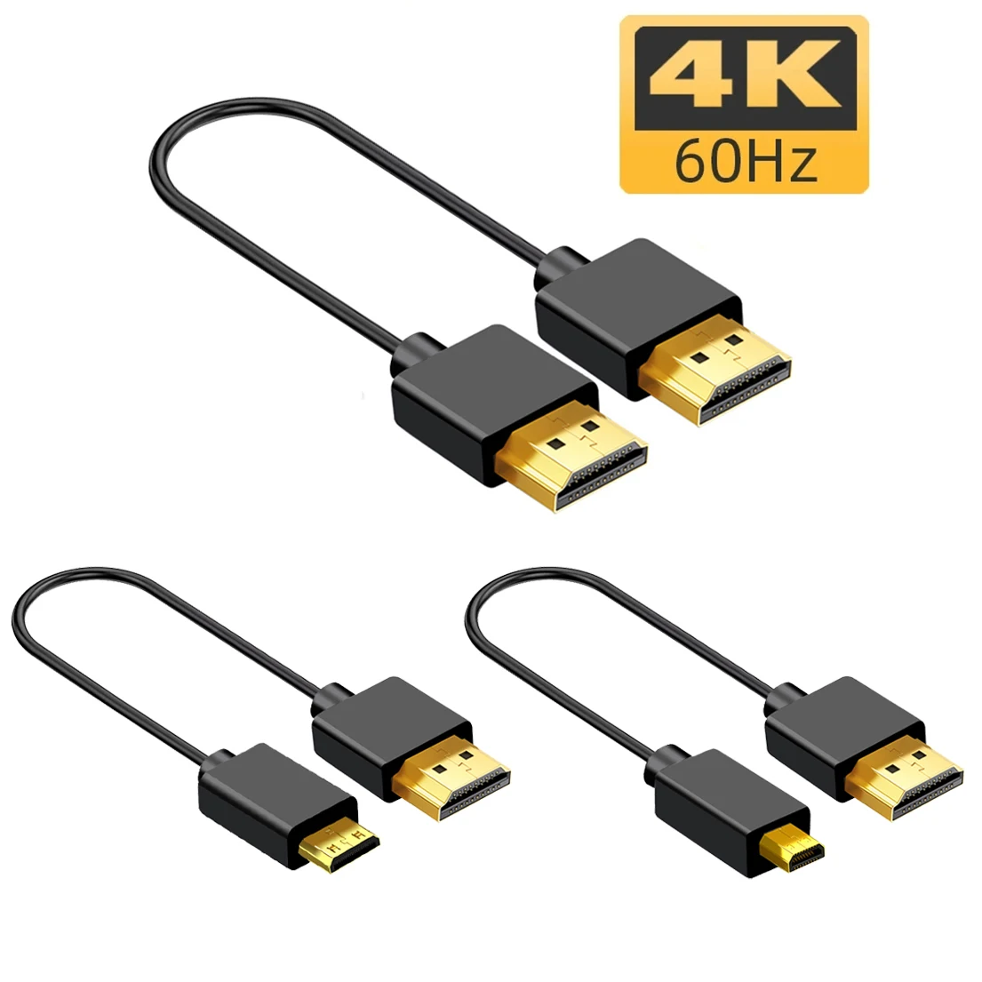 Taşınabilir İnce Işık HD2. 0 K - Mini Hdmi To Hdmi Cable Ultra Slim incelemesi ve fiyatı