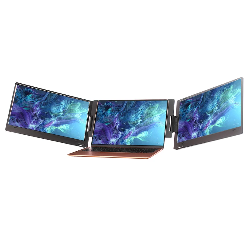 Katlanabilir Tasarım Taşınabil - Triple Screen Laptop Monitor Foldable incelemesi ve fiyatı