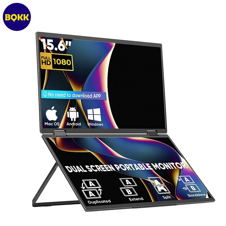 Yeni OEM LCD Çift Ekranlı Taşı - Portable Monitor 15.6 Inch 1080P Type C incelemesi ve fiyatı