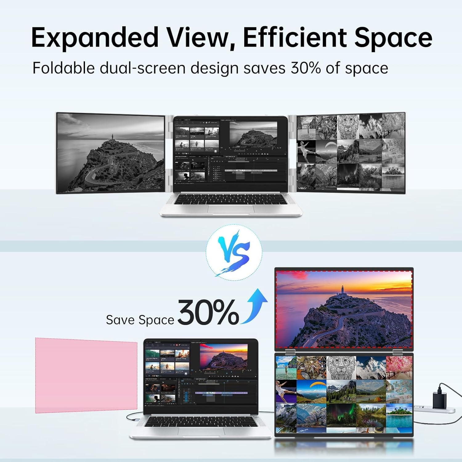 AHXJKA Çift Taşınabilir Monitö - Dual Screen Portable Monitor Extender incelemesi ve fiyatı