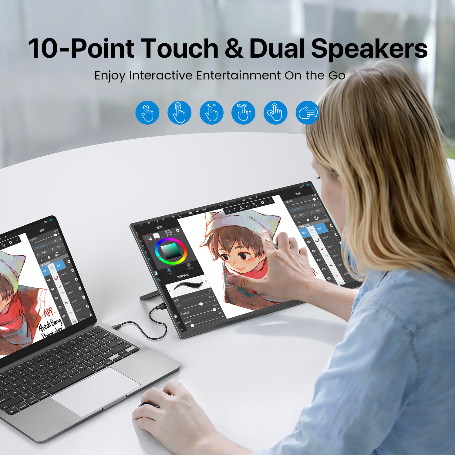 UPERFECT 15,6 inç Taşınabilir  - Portable Touchscreen Monitor For Laptop incelemesi ve fiyatı